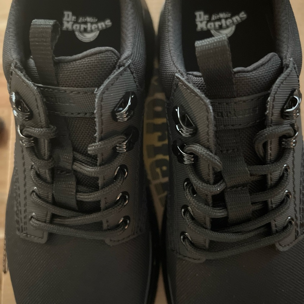 New in box Dr Martens Reeder utility shoes in black womens size 8 Men’s size 9